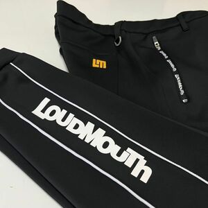 ★新品・正規品★LOUDMOUTH　ラウドマウス 軽量ダンボールニット ジョガーパンツ / BK ≪サイズLL≫