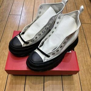 ☆新品☆CONVERSE ALL STAR R TREKWAVE HI コンバース オールスター R トレックウェーブ ハイ ホワイト ブラック 厚底 スニーカーの画像2