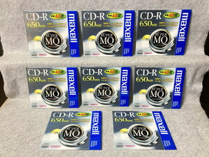 *[ long-term storage therefore junk treatment ]maxell CD-R 650MB SuperMQ unopened goods × 8 pieces set ( data for CD-R) /mak cell,CDR