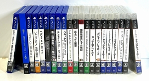 PS3、4用 中古ゲームソフト21本(FF7リメイク、アイドルマスター、ガンダム、ペルソナ5、ドラクエ11S、キングダムハーツ3 他)、ジャンク扱い