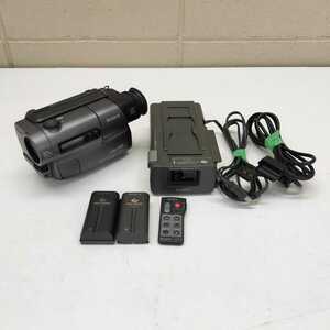 C【A-44】SONY ソニー Handycam Hi8 CCD-TR3 ビデオカメラ ハイエイト 8ミリテープ 充電器付 通電確認済