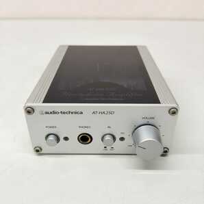 C【A-101】audio-technica オーディオテクニカ ヘッドホンアンプ AT-HA25D 通電確認済 電源コード付(中古品/現状品/保管品)の画像3