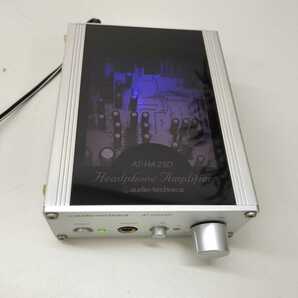 C【A-101】audio-technica オーディオテクニカ ヘッドホンアンプ AT-HA25D 通電確認済 電源コード付(中古品/現状品/保管品)の画像2