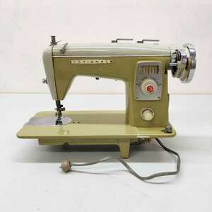 C[A-106]NATIONAL National antique sewing machine handcraft handicraft operation not yet verification 