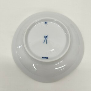 【A-150】Meissen/マイセン ブルーオーキッド カップ&ソーサー 1客/ブランド食器/小皿/コップ/受け皿/箱付きの画像8