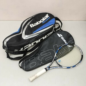 E【A-159】バボラ BabolaT テニス ラケット CORTEH テニスバッグ ラケットケース ３点セット 中古品