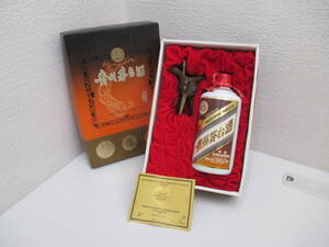 4336 酒祭 洋酒祭 貴州茅台酒 マオタイ酒 天女 AGED KWEICHOW MOUTAI 珍品 重量約539g 500ml 53度 未開栓 箱付き 箱劣化有 中国古酒