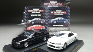 京商 1/64 NISSAN SKYLINE GT-R ミニカーコレクション SKYLINE 25GT TURBO 2台セット