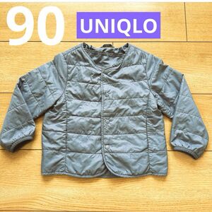 ライトウォームパデットコンパクトジャケット 90 UNIQLO baby ユニクロ ベビー 中綿 ナイロン