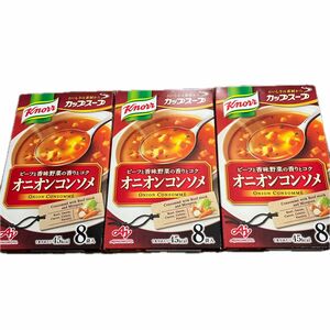 クノール カップスープ オニオンコンソメ 90.4g（8食入）3箱