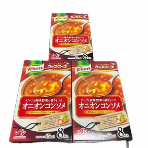 クノール カップスープ オニオンコンソメ 90.4g（8食入）3箱