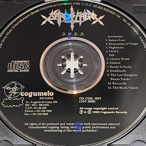 ■SARCOFAGO-I.N.R.I. Cogumelo Records 1992年 ほぼミント！CDCOG.007 ブラジルオリジナル盤CD 正規品 廃盤 スラッシュメタルの画像6