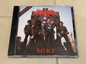 ■SARCOFAGO-I.N.R.I. Cogumelo Records 1992年 ほぼミント！CDCOG.007 ブラジルオリジナル盤CD 正規品 廃盤 スラッシュメタル