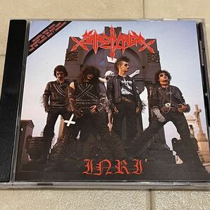 ■SARCOFAGO-I.N.R.I. Cogumelo Records 1992年 ほぼミント！CDCOG.007 ブラジルオリジナル盤CD 正規品 廃盤 スラッシュメタルの画像1