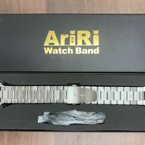 未使用 アップルウォッチ アクセサリー【 AriRi ウォッチバンド 38～40㎜用 】 ステンレススチール AppleWatch 仕事 ビジネス メンズ 時計の画像3