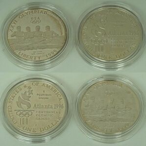 ★ 1995年～1996年・アメリカ・アトランタオリンピック記念貨幣セット ★ 1ドル貨幣16枚 ★ sc73の画像7