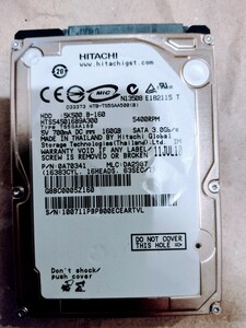 日立　HITACHI　2.5インチ　HDD 160GB 