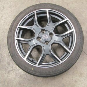 ② [97V] ENKEI製 日産純正 E12 ノート 17×7J+47 100-4H【保護タイヤ】205/45R17 1本のみの画像1