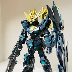 1円 完成品 バンダイ ガンプラ 部分塗装 1/144 HG ユニコーンガンダム 2号機 バンシィ・ノルン デストロイモード 機動戦士ガンダムUC