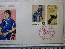 FDC 近代美術シリーズ3 1979年 2貼1消 説明書有●57●送料94円●_画像3