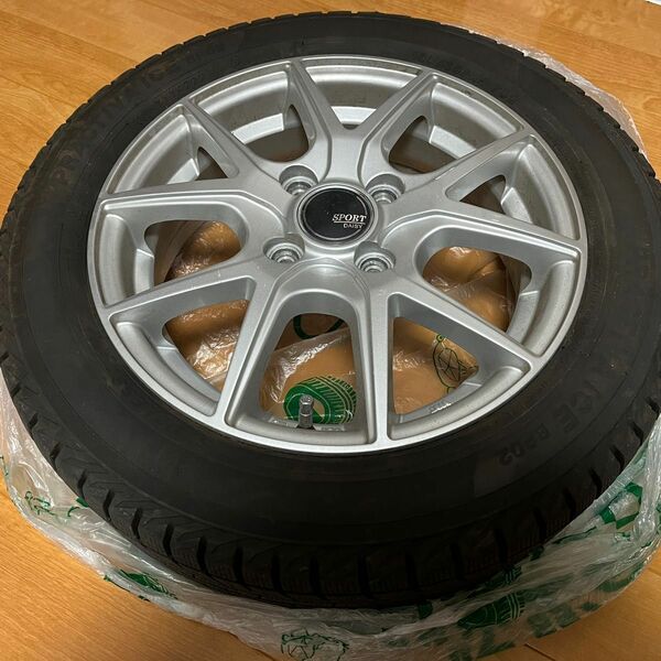 14インチホイール付きスタッドレスタイヤ4本セット 155/65R14