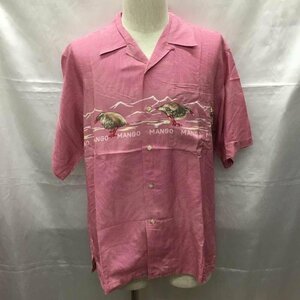MANGO M マンゴ シャツ、ブラウス 半袖 アロハシャツ Shirt Blouse 桃 / ピンク / 10108731