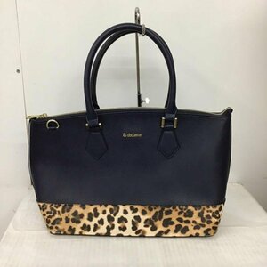 & chouette 表記無し アンドシュエット トートバッグ トートバッグ レオパード 2トーン Tote Bag 10093449