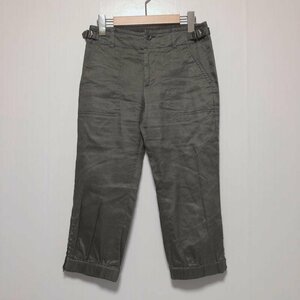 23区 36 ニジュウサンク パンツ スラックス リネン混/カプリ丈 Pants Trousers Slacks 茶 / ブラウン / 10017411