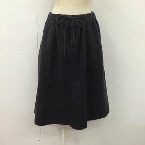 MHL. 2 エムエイチエル スカート ロングスカート 595-8232506 コットンウール Skirt Long Skirt 紺 / ネイビー / 10108560