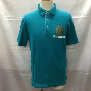 ELEMENT M エレメント ポロシャツ 半袖 Polo Shirt 水色 / ライトブルー / 10108978