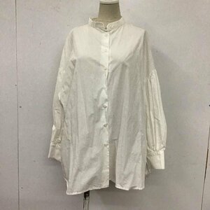 MERCURYDUO FREE マーキュリーデュオ シャツ、ブラウス 長袖 122120440301-01 バンドカラー Shirt Blouse 白 / ホワイト / 10108924