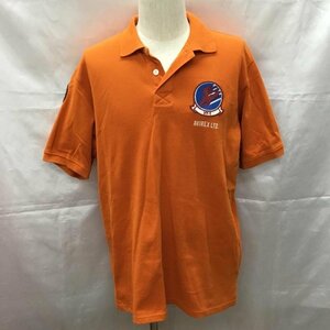 AVIREX XL アヴィレックス ポロシャツ 半袖 半袖 Polo Shirt 橙 / オレンジ / 10108976