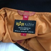 ALPHA L アルファ ジャケット、上着 フライトジャケット TA1597-062 キルティング MA-1 Jacket 10108268_画像8