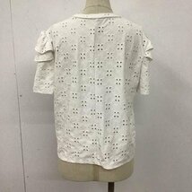 ZARA S ザラ カットソー 半袖 5580 009 250 エンブロイダリー Cut and Sewn 白 / ホワイト / 10109078_画像2