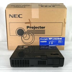 【中古品】 日本電気 / NEC モバイルプロジェクター NP-L102WJD ビジネス(業務用) 2014年製 DLP 1000ルーメン 1920×1080 30017835