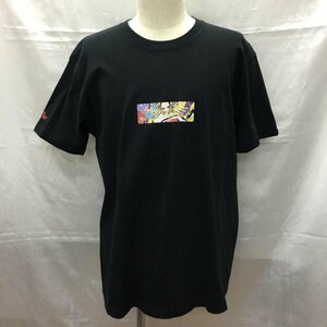 SAPEur XL サプール Tシャツ 半袖 半袖カットソー プリントTシャツ クルーネックカットソー T Shirt 黒 / ブラック / 10109328