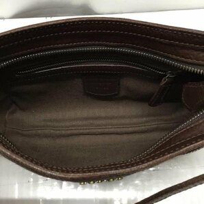 genten 表記無し ゲンテン ショルダーバッグ ショルダーバッグ モノグラム Shoulder Bag ダークブラウン / ダークブラウン / 10109575の画像9