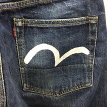 EVISU 28インチ エヴィス パンツ デニム、ジーンズ 28 × 35 ジーパン Pants Trousers Denim Pants Jeans 青 / ブルー / 10109688_画像3