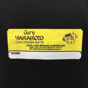 CHALLENGER L チャレンジャー Tシャツ 長袖 CLG-TS 022-014 Gary YAMAMOTO LS NAME TEE タグ付き T Shirt 黒 / ブラック / 10109678の画像7