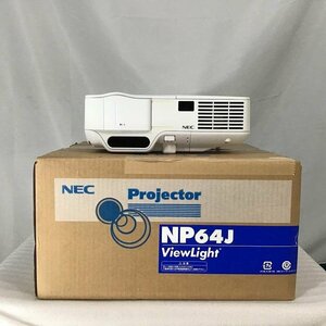 【未使用中古品】 / NEC データプロジェクター NP64J プレゼンテーション用 DLP 3000 ルーメン 4:3 1677万色 1.7 kg 30017526