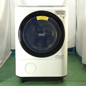 [ secondhand goods ] Hitachi / HITACHI big drum BD-NX120BL heat recycle left opening 2017 year made 12kg champagne 30017361