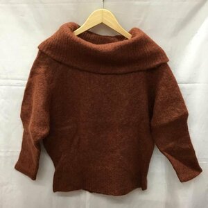 PEGGY LANA FREE ペギー ラナ ニット、セーター 七分袖 Knit Sweater 茶 / ブラウン / 10036497