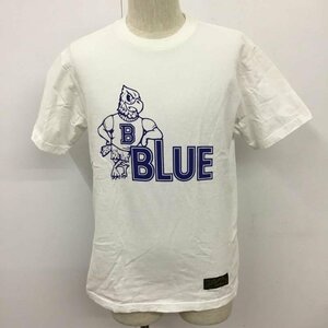 BLUE BLUE S ブルーブルー Tシャツ 半袖 半袖カットソー プリントTシャツ クルーネックカットソー T Shirt 白 / ホワイト / 10110048