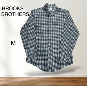 美品　BROOKS BROTHERS チェック柄　長袖　シャツ　Mサイズ