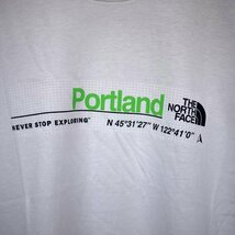 USA限定新品 ノースフェイス Portland ハーフドームロゴ 半袖Tシャツ (S) ホワイト THE NORTH FACE ポートランド 日本未発売/ba71_画像5
