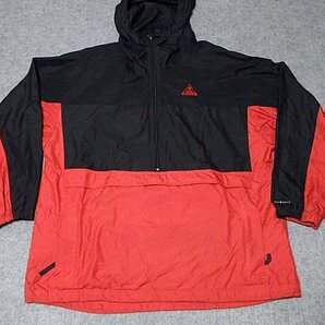 ＮＩＫＥ ＡＣＧ アノラック １９９０年代 ＸＸＬサイズ 特大 ナイキ ポケッタブル・パッカブル シャカシャカ カンガルーポケットの画像2