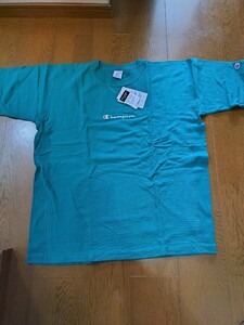 国内正規 新品未使用タグ付 チャンピオン リバースウィーブ 半袖Tシャツ ダークグリーン Lサイズ レターパックプラス520円