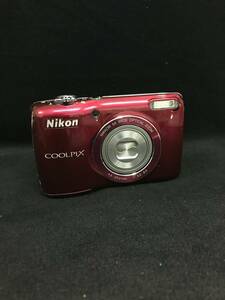 C840★Nikon ニコン COOLPIX L26 コンパクト デジタルカメラ レッド 動作確認済み