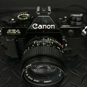 C879★Canon キャノン AE-1 CANON LENS FD 50mm 1:1.4 フィルムカメラ 空シャッター確認済み※GW休暇の為4/30以降は発送が5/7～になりますの画像4