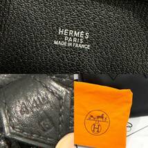 34067 HERMES　エルメス　プリュム32　フィヨルド　ブラック_画像4